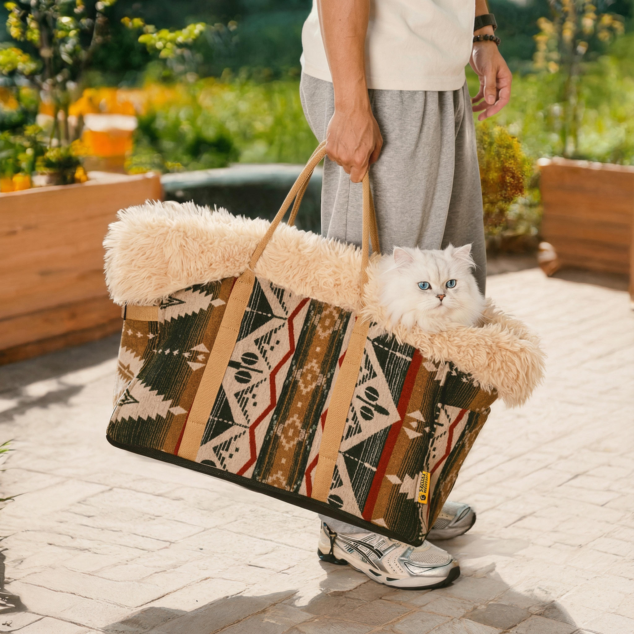 Dog Crate Dog Carrier Reversible All Season Travel Sleeping Bag Machine Washable